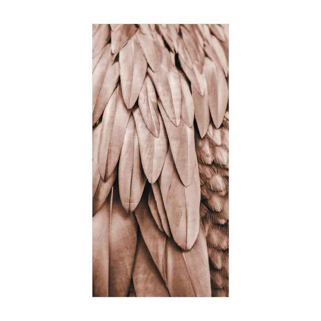Tapis en vinyle - Feathers In Rosegold