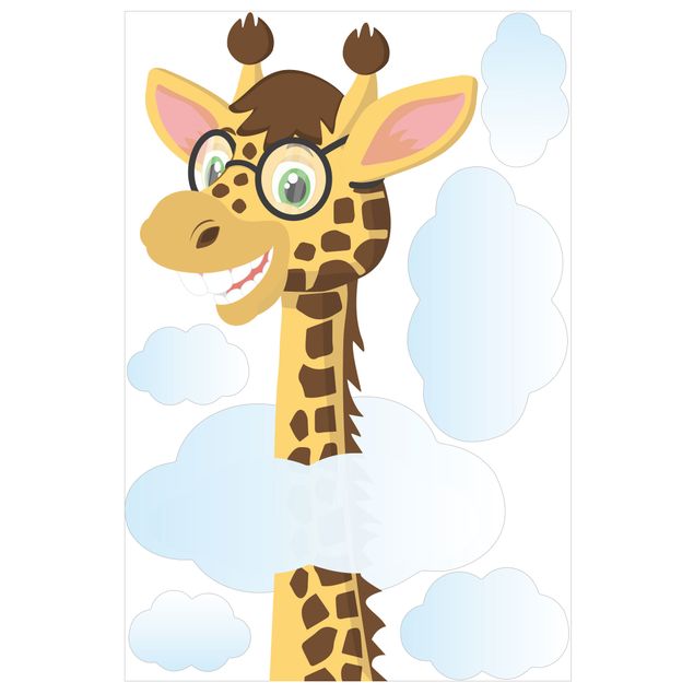 Films autocollants Girafe amusante