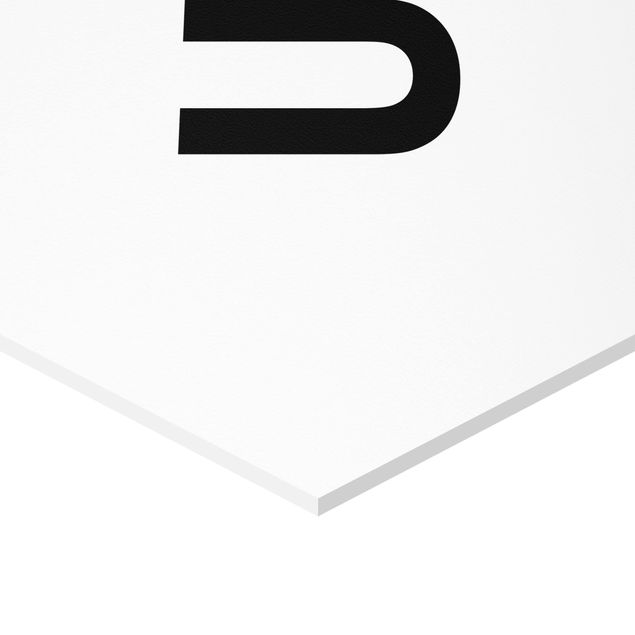 Hexagone en forex - Letter White U