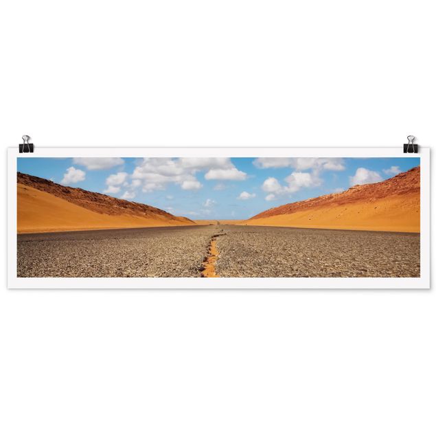 Tableaux moderne Route du désert