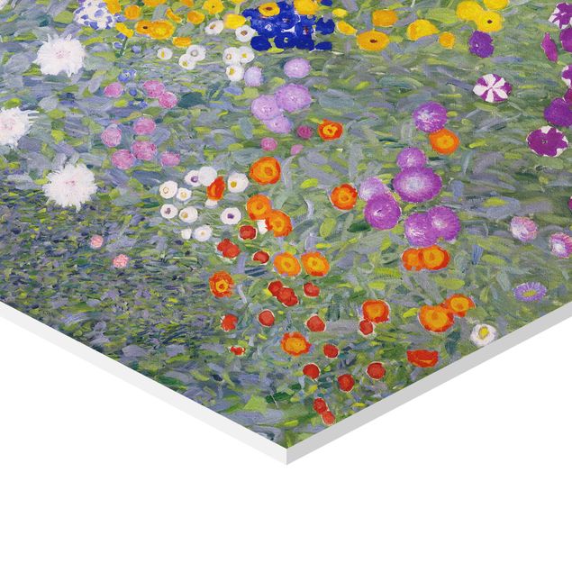 Tableau lilas Gustav Klimt - Jardin de cottage