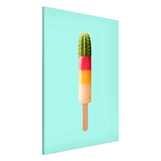 Tableaux modernes Popsicle avec cactus