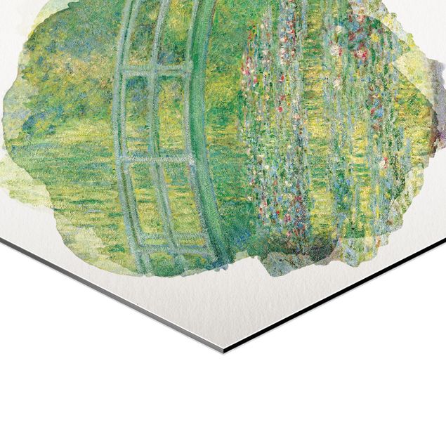 reproduction tableau monet Aquarelles - Claude Monet - Pont Japonais