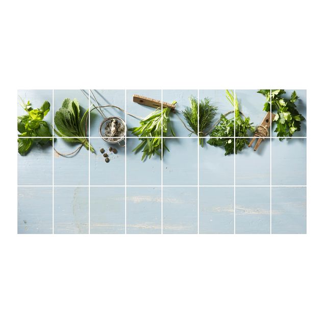 Sticker pour carrelage - Bundled Herbs