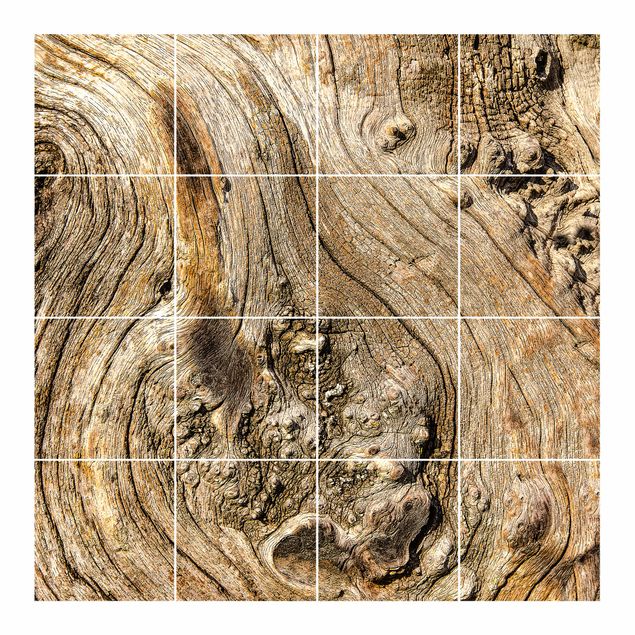Sticker pour carrelage - Old Wood Grain