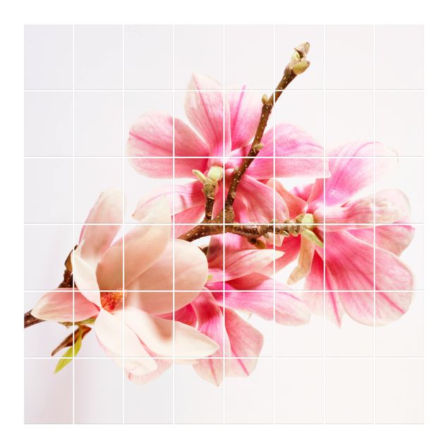 Sticker pour carrelage - Magnolia Blossoms