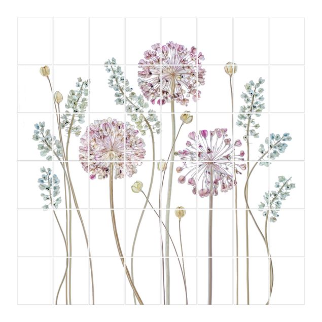 Sticker pour carrelage - Allium Illustration