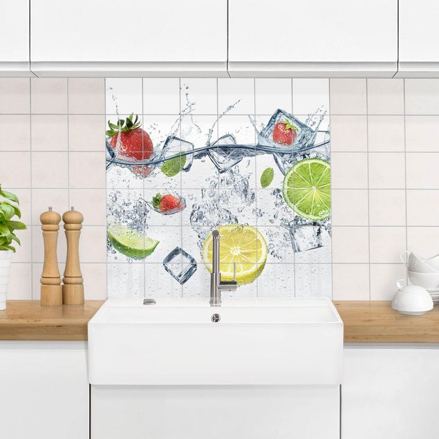 Déco murale cuisine Cocktail de fruits