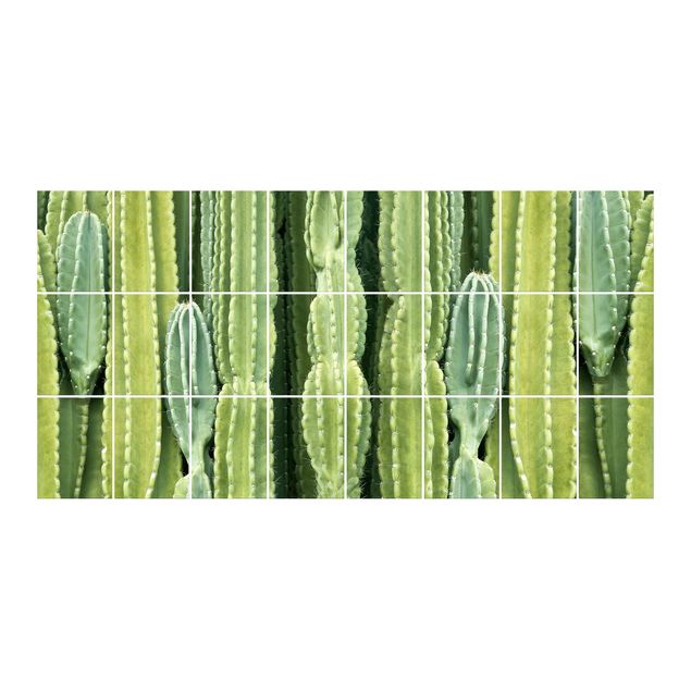 Sticker pour carrelage - Cactus Wall