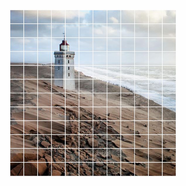 Sticker pour carrelage - Lighthouse In Denmark