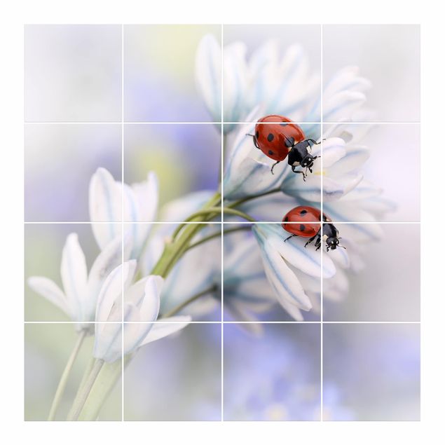 Sticker pour carrelage - Ladybird Couple