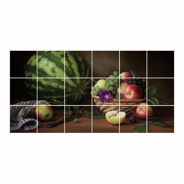 Sticker pour carrelage - Still Life With Melon