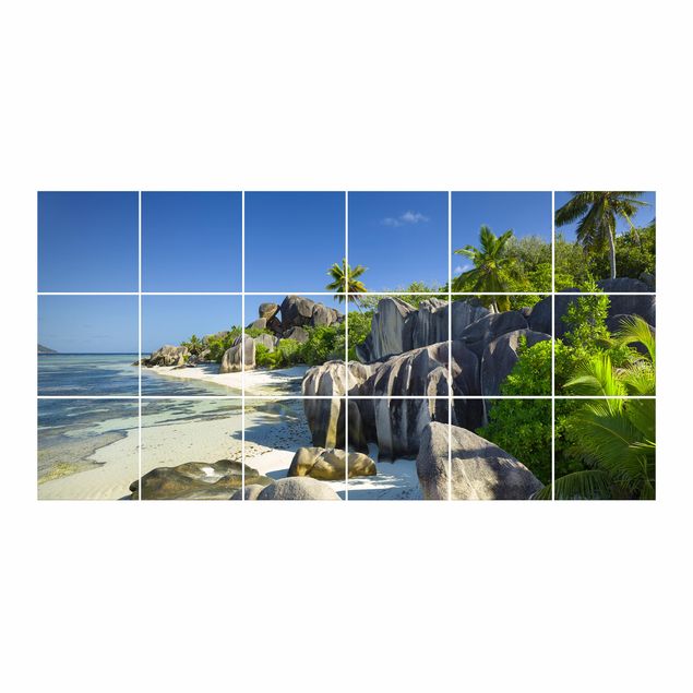 Sticker pour carrelage - Dream Beach Seychelles