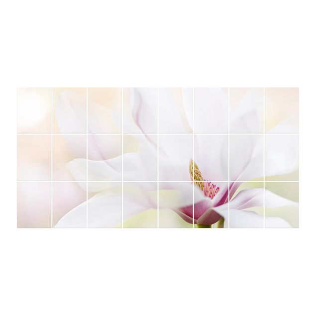 Sticker pour carrelage - Delicate Magnolia Blossom