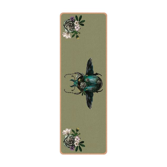 Tapis de yoga - Floral Beetle