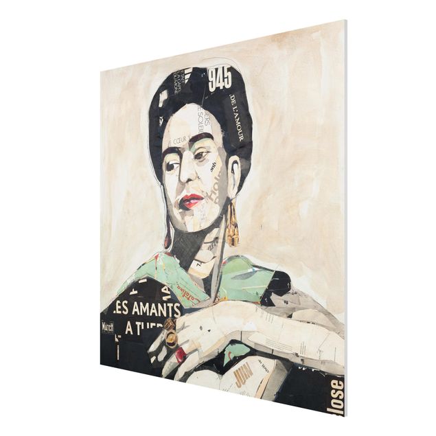 Tableau portrait Frida Kahlo - Collage No.4
