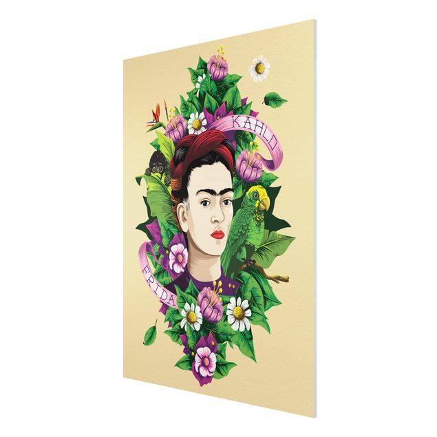 Tableaux fleurs Frida Kahlo - Frida