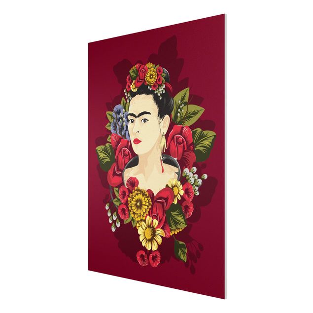 Tableaux fleurs Frida Kahlo - Roses