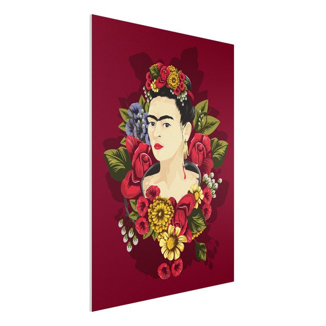 Décorations cuisine Frida Kahlo - Roses
