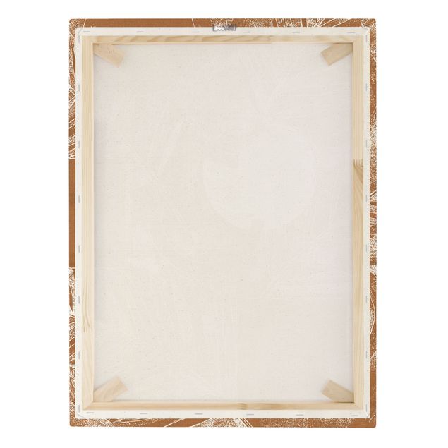Tableau sur toile or - Shapes And Leaves Copper I