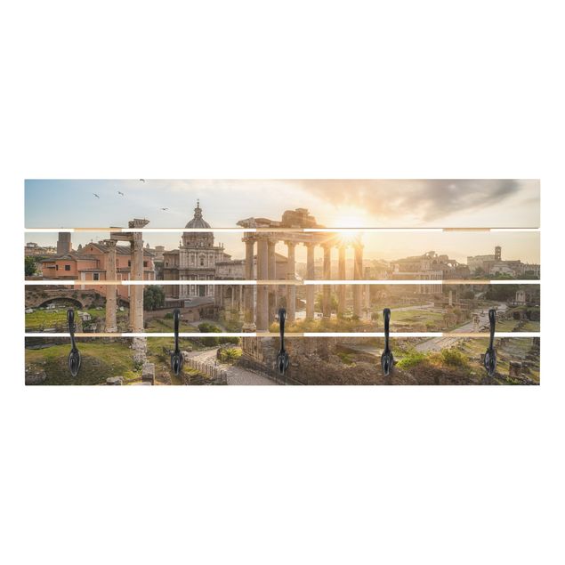 Porte manteaux muraux Forum Romanum au lever du soleil