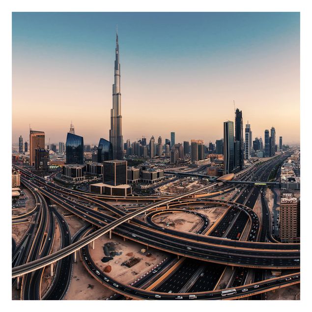 Papier peint panoramique Ambiance du soir à Dubaï