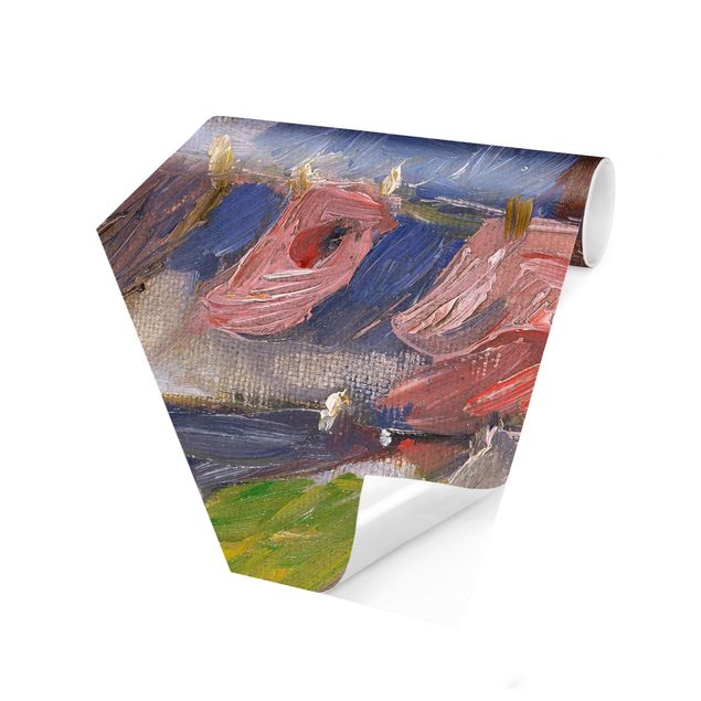 Papiers peintspanoramique hexagonal Franz Marc - Linge flottant au vent