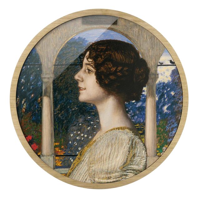 Tableaux reproduction Franz Von Stuck - Portrait de femme