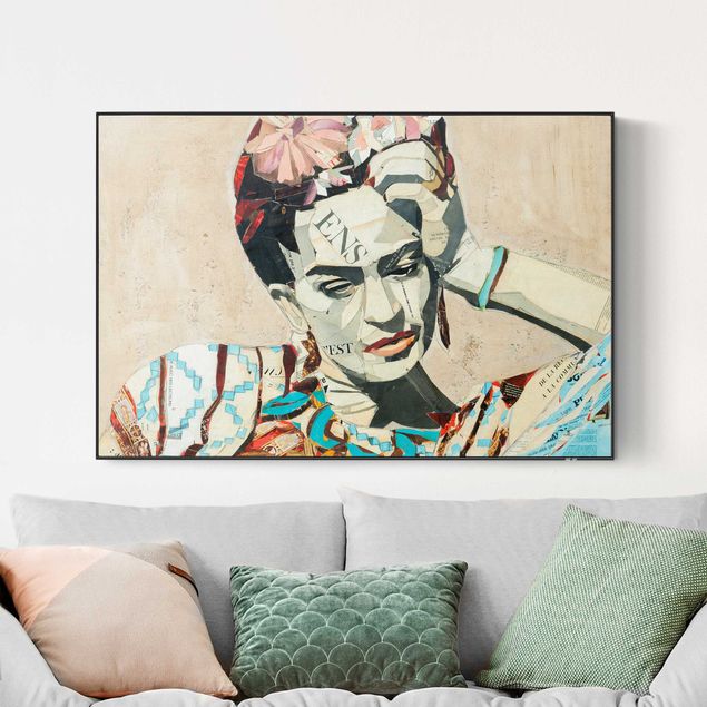 Tableaux modernes Frida Kahlo - Collage No.1