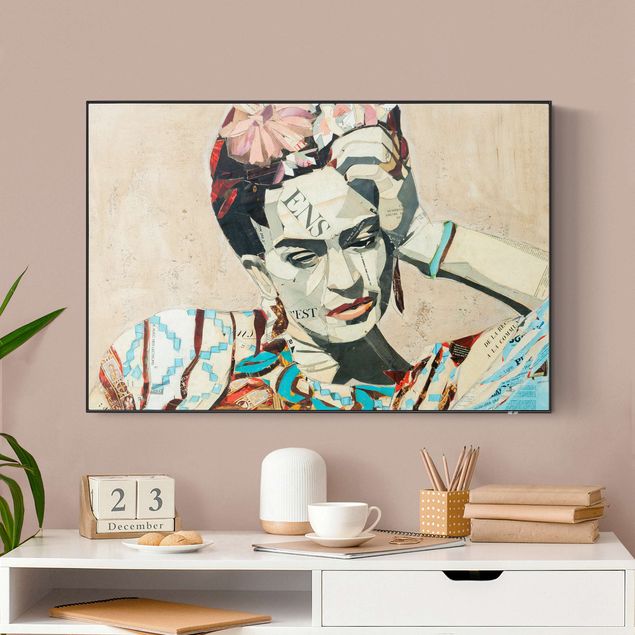 Tableau reproduction Frida Kahlo - Collage No.1
