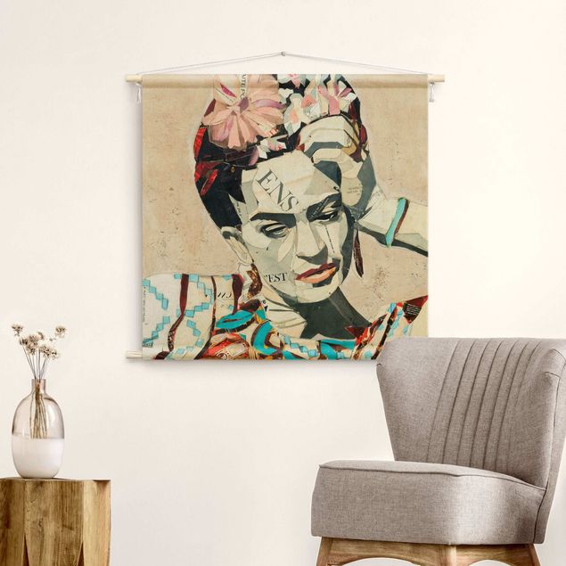 tapis de mur décoratif Frida Kahlo - Collage No.1