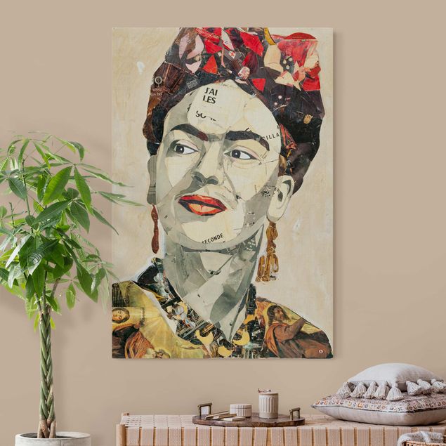Tableau portraits Frida Kahlo - Collage No.2