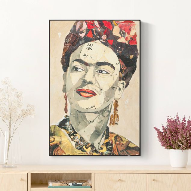 Tableaux modernes Frida Kahlo - Collage No.2
