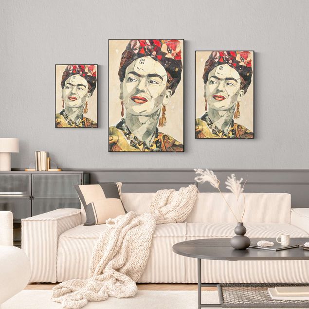 Tableaux muraux Frida Kahlo - Collage No.2