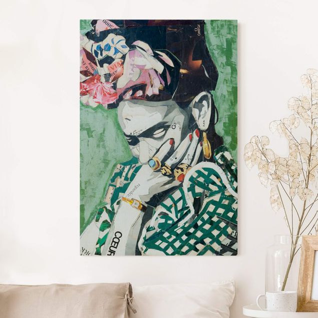 Tableau moderne Frida Kahlo - Collage No.3