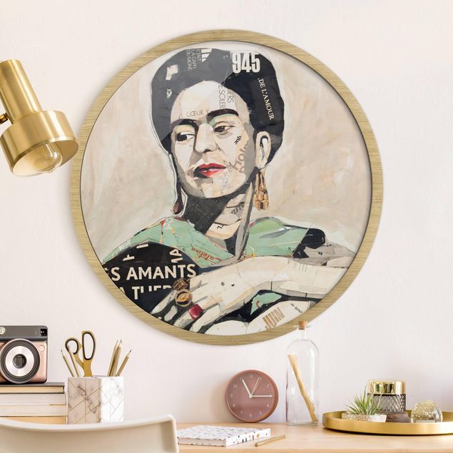 Tableaux moderne Frida Kahlo - Collage No.4