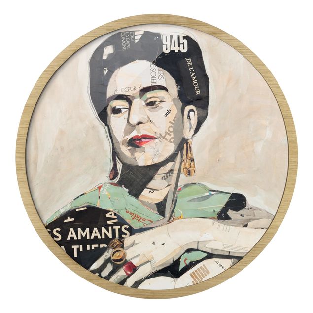 Tableaux encadrés reproductions Frida Kahlo - Collage No.4