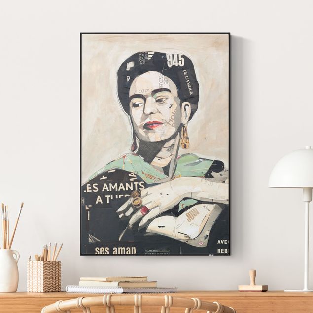 Tableau moderne Frida Kahlo - Collage No.4