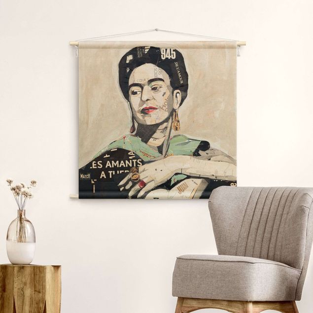 Tapis mur Frida Kahlo - Collage No.4