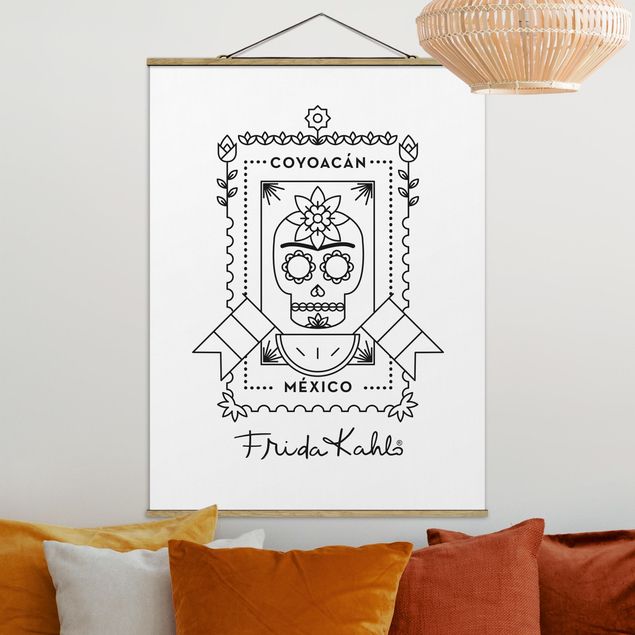 Tableaux moderne Frida Kahlo Coyocan Mexico