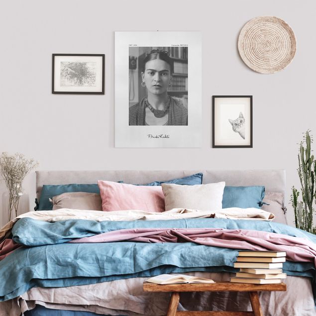 Tableaux modernes Frida Kahlo Photograph Portrait In The House