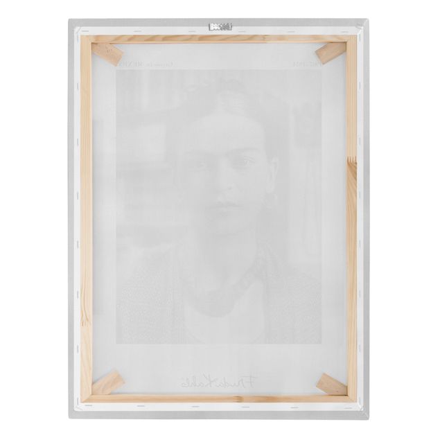 Tableaux toile Frida Kahlo Photograph Portrait In The House