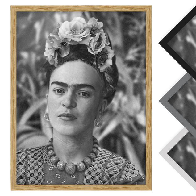 Tableaux Frida Kahlo Frida Kahlo Photograph Portrait With Flower Crown