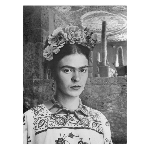 Tableau Frida Kahlo Frida Kahlo Photograph Portrait With Cacti