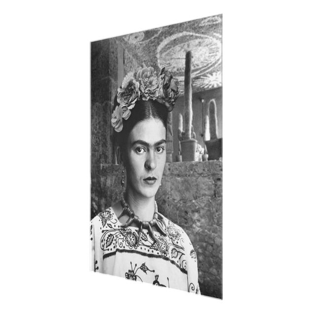 Tableaux Frida Kahlo Photograph Portrait With Cacti