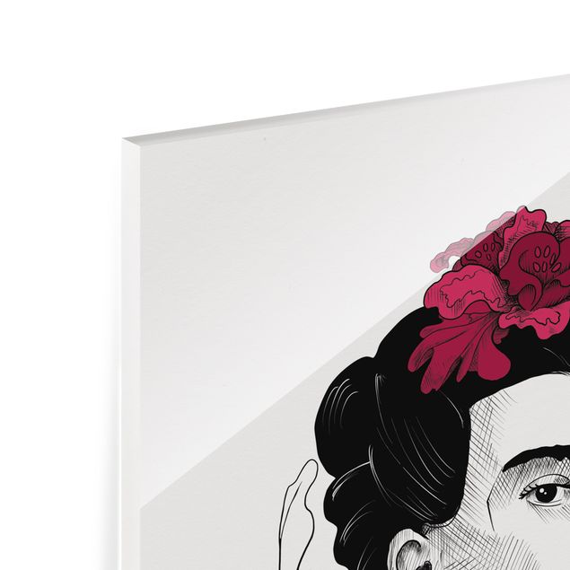 Copie tableaux Frida Kahlo Portrait With Flowers