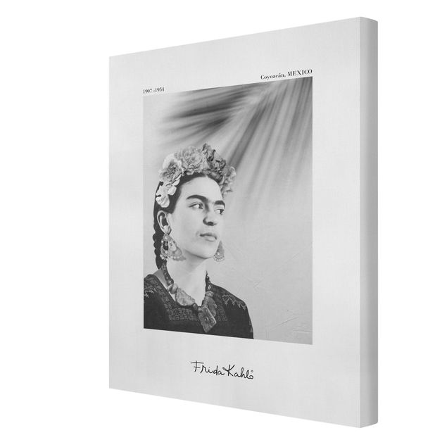 Tableaux muraux Frida Kahlo Portrait With Jewellery