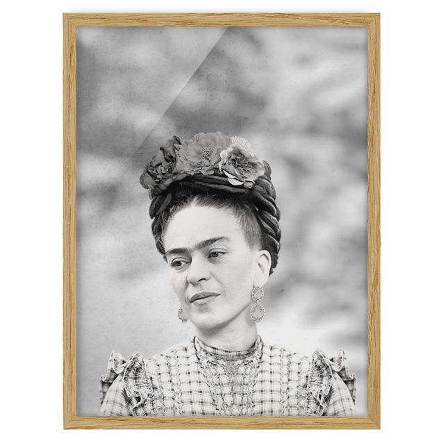 Tableaux encadrés reproductions Frida Kahlo Portrait