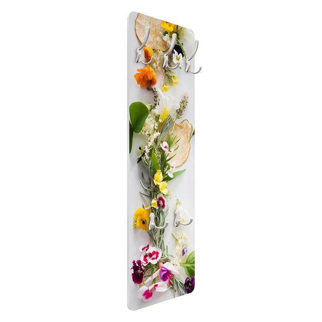 Porte-manteau - Fresh Herbs With Edible Flowers