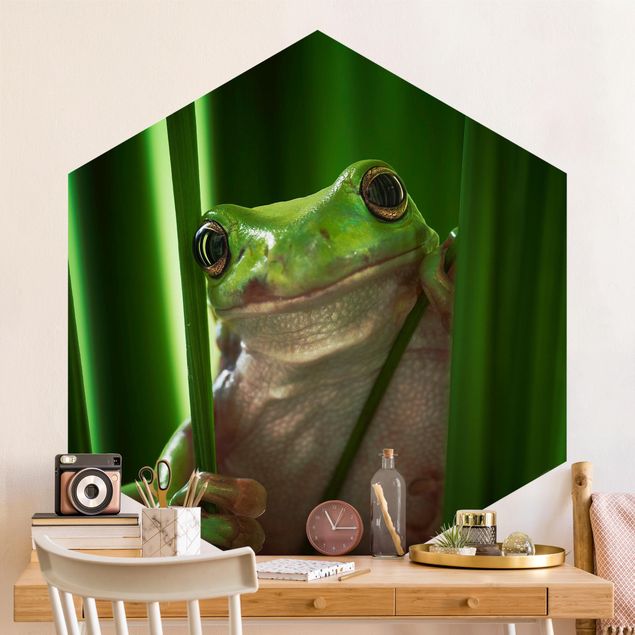Tapisserie moderne Merry Frog